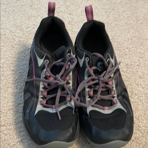 Women's Black and Pink Athletic Shoes